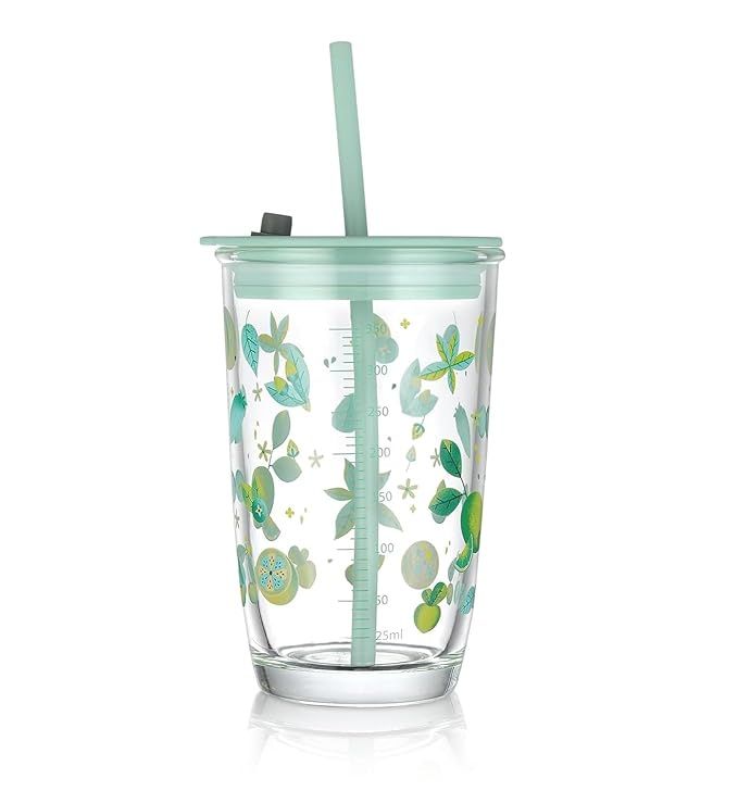 Portable Straw Glass Cup