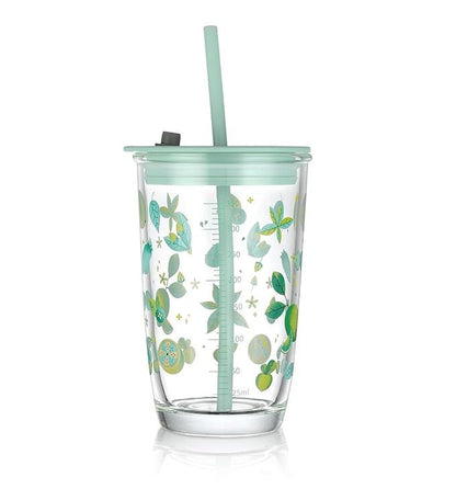 Portable Straw Glass Cup
