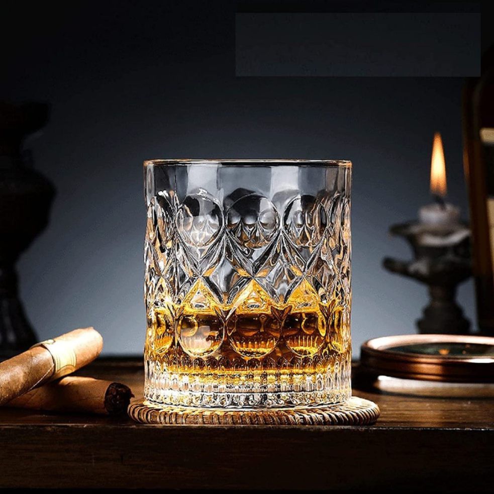 Premium Crystal Whiskey Glasses 6PCS Set