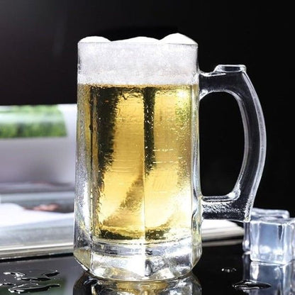 Multipurpose Glass Mug Set with Handle