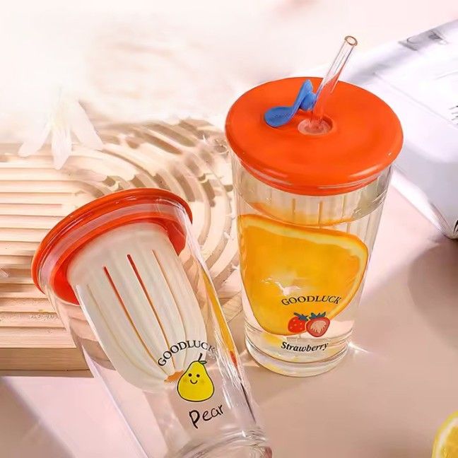 Stylist Glass Cups Sipper