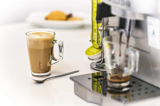 Set of 6 Premium Latte Glasses with Handle