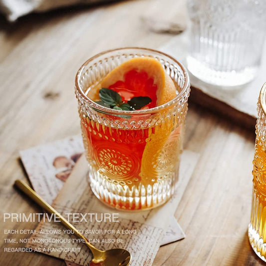 Premium Crystal Whiskey Glasses 6 PCS Set