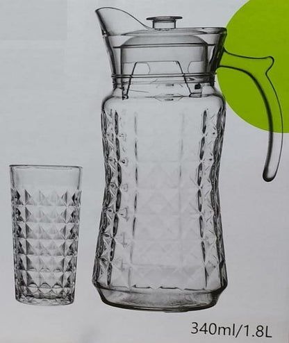Premium Borosilicate Glass Water Jug
