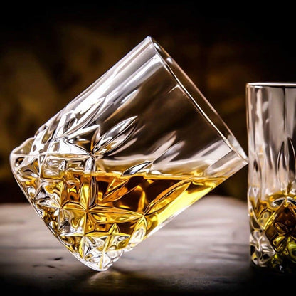 Premium Crystal Whiskey Glasses 6PCS Set