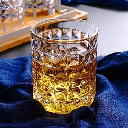 Premium Crystal Whiskey Glasses 6PCS Set