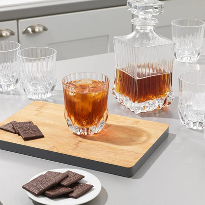 Premium Crystal Whiskey Glasses 6PCS Set