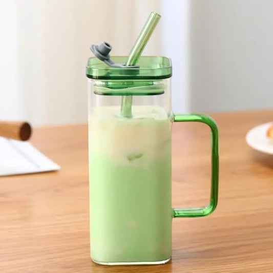 Portable Straw Glass Cup