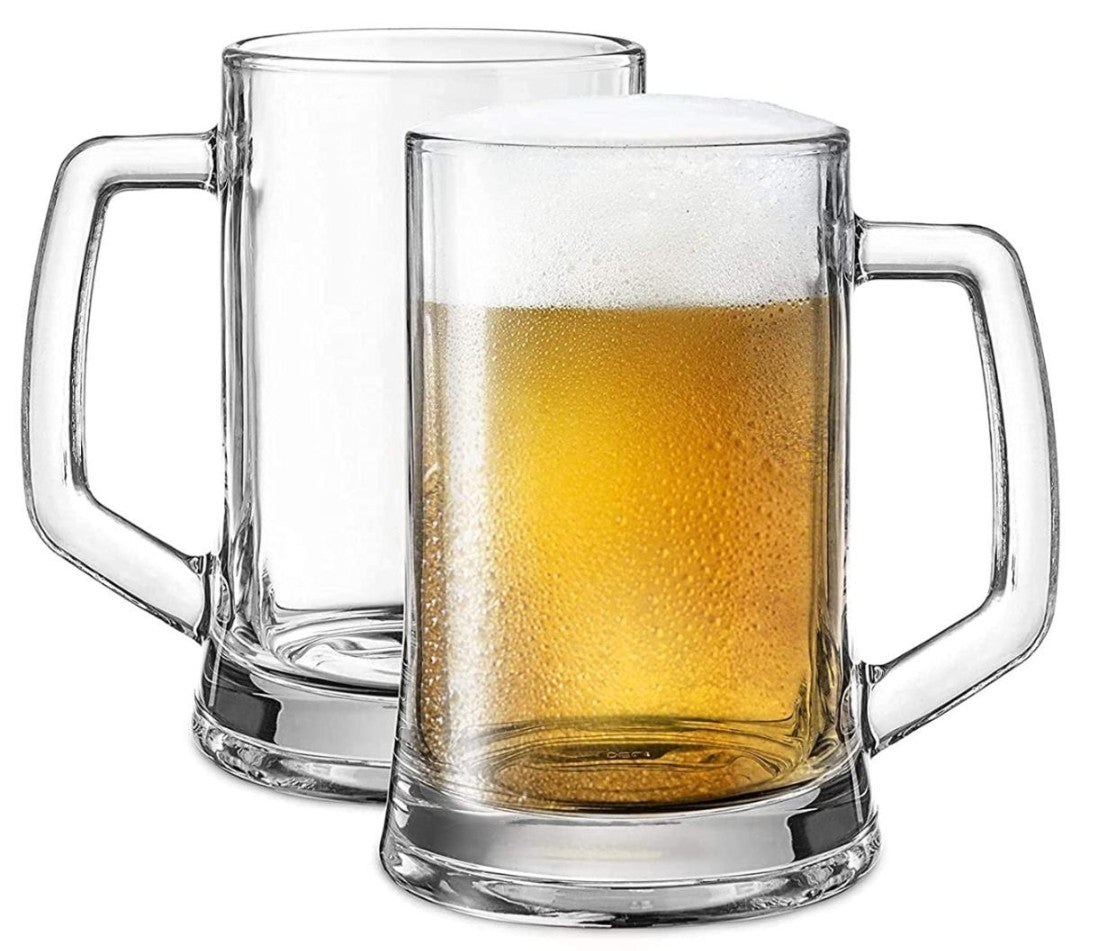Multipurpose Glass Mug Set with Handle
