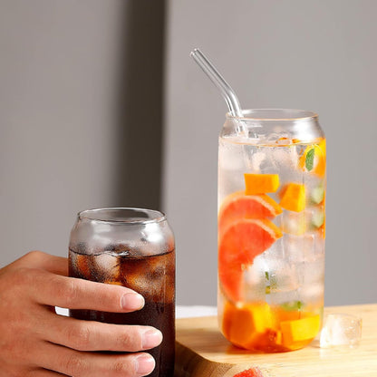 Can-Shaped Glass Cups