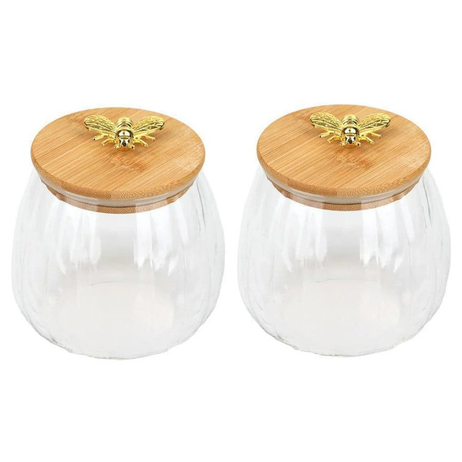 Glass Storage Jars with Airtight Lids
