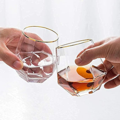 Premium Crystal Whiskey Glasses 6PCS Set