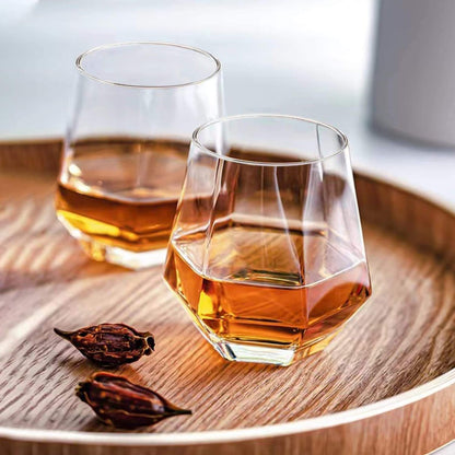 Premium Crystal Whiskey Glasses 6PCS Set