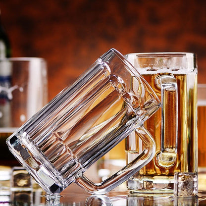 Multipurpose Glass Mug Set with Handle