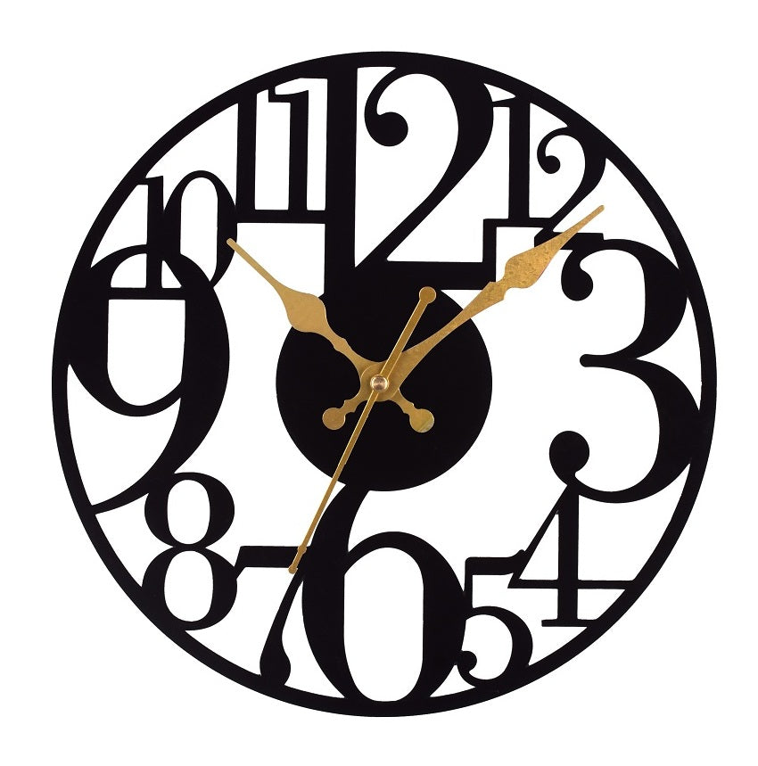 Premium Metal Wall Clock – Silent Sweep Quartz Movement & Modern Decorative Design