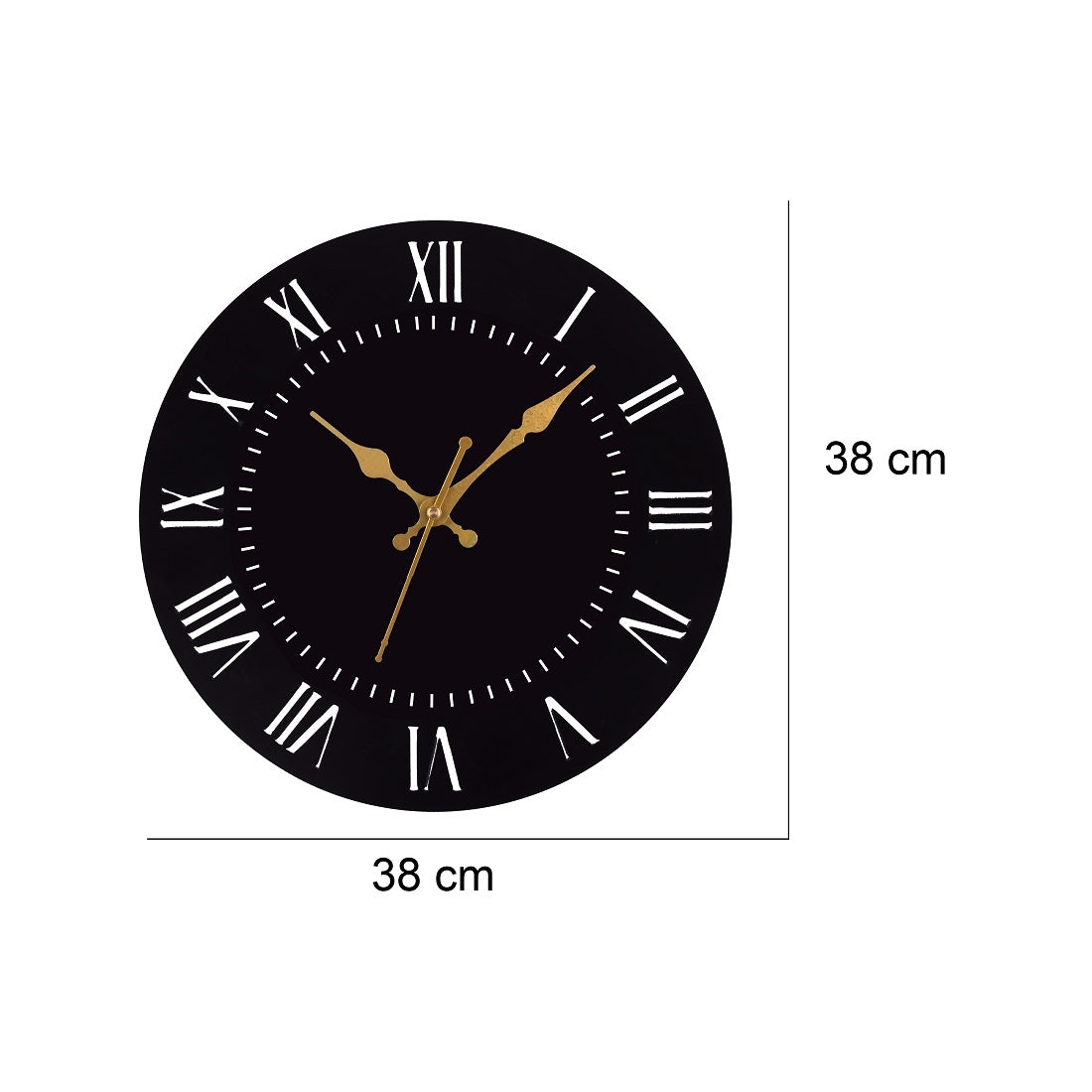 Premium Metal Wall Clock – Silent Sweep Quartz Movement & Modern Decorative Design
