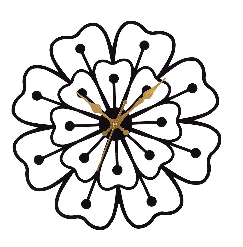 Premium Metal Wall Clock – Silent Sweep Quartz Movement & Modern Decorative Design