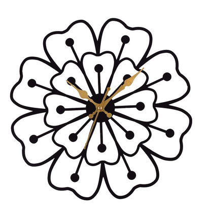 Premium Metal Wall Clock – Silent Sweep Quartz Movement & Modern Decorative Design