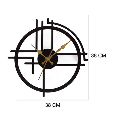 Premium Metal Wall Clock – Silent Sweep Quartz Movement & Modern Decorative Design