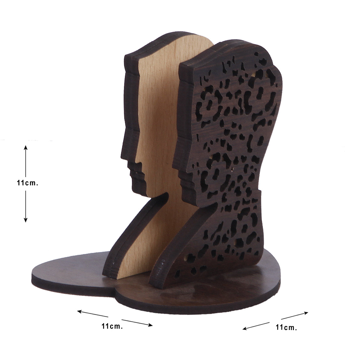 Premium MDF Wooden Tissue Box Holder – Elegant & Reusable Rectangular Tissue Dispenser for Home, Office, Car & Cafe