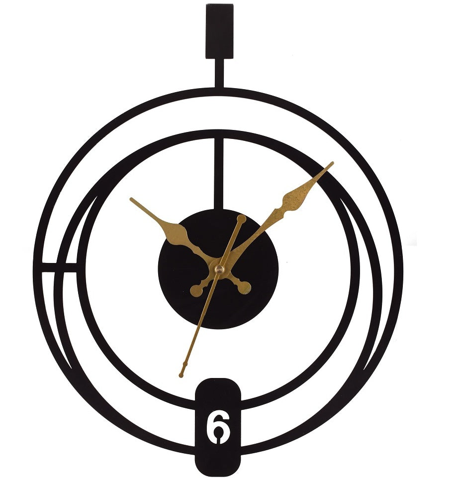 Premium Metal Wall Clock – Silent Sweep Quartz Movement & Modern Decorative Design