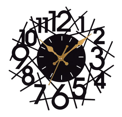 Premium Metal Wall Clock – Silent Sweep Quartz Movement & Modern Decorative Design