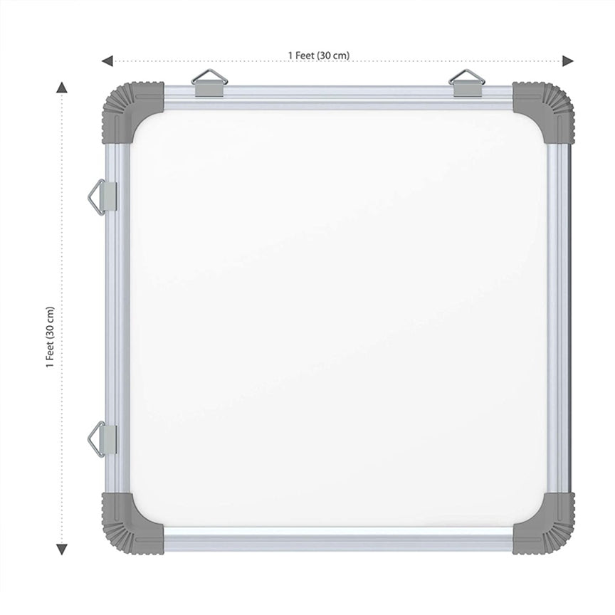 Compact 12x12 Inch Dry Erase Whiteboard – Reusable, Easy-Clean, Magnetic & Portable