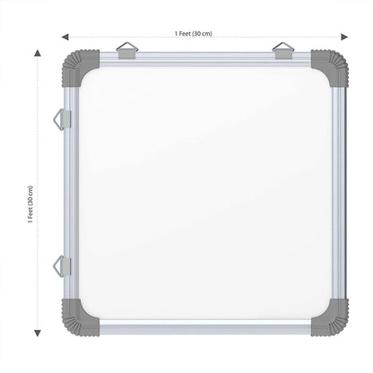 Compact 12x12 Inch Dry Erase Whiteboard – Reusable, Easy-Clean, Magnetic & Portable