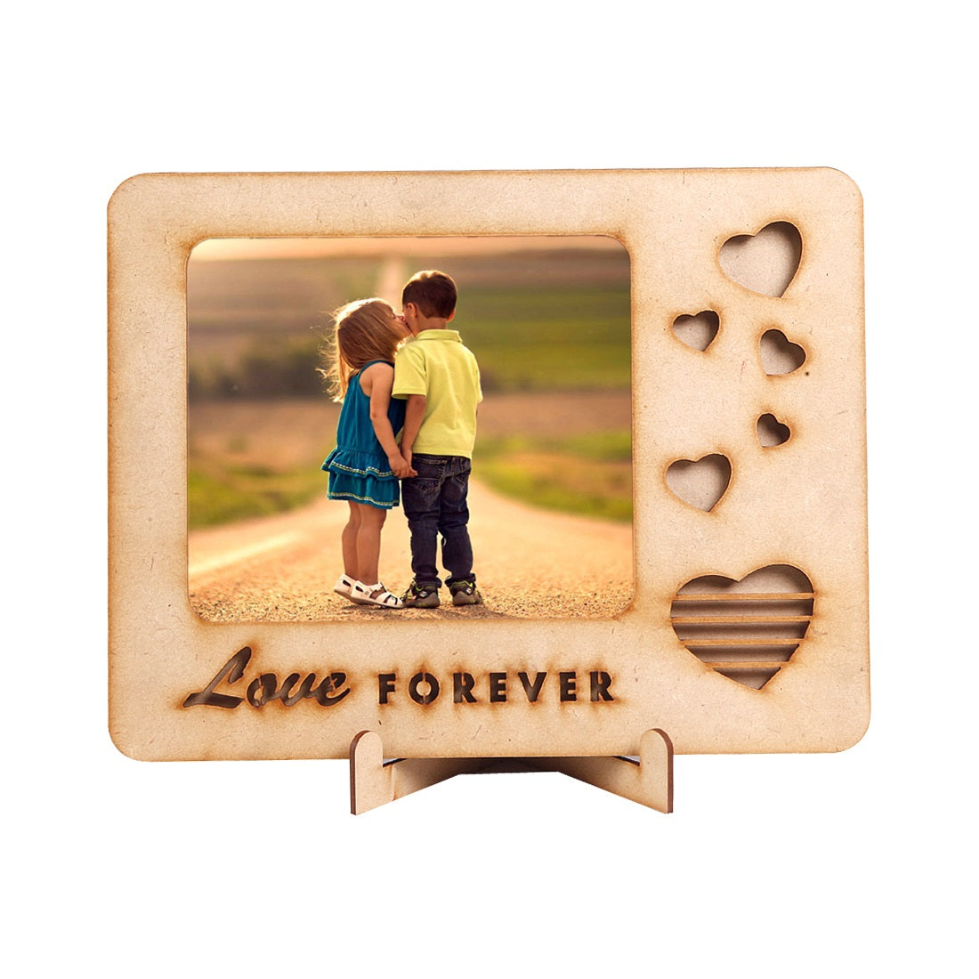 Premium MDF Wood Photo Frame - Wall Hanging Frame | Vertical & Horizontal Display