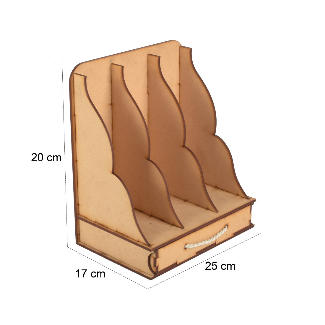 Wooden Book Holder – Study Table & Office File Stand for Reading & Display
