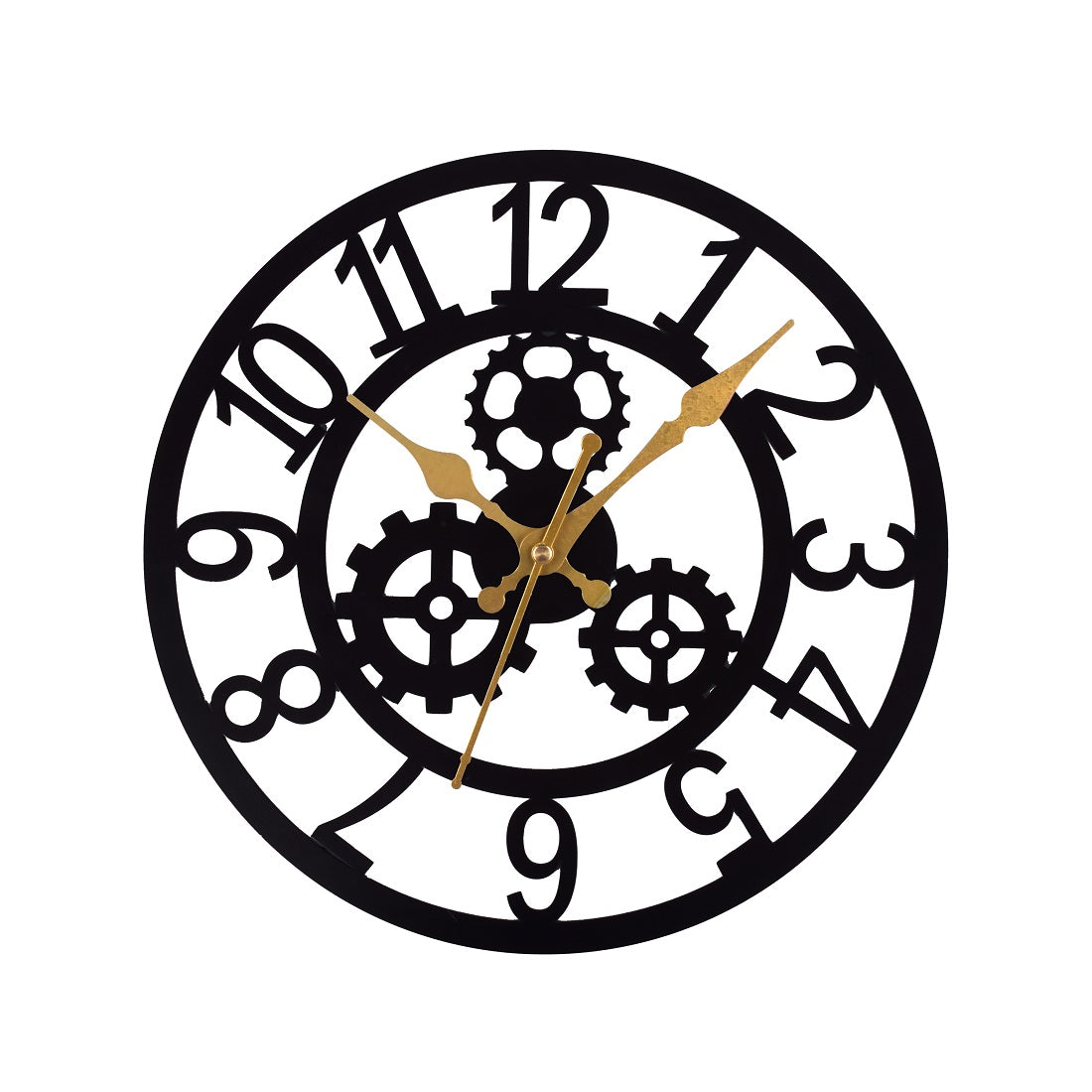 Premium Metal Wall Clock – Silent Sweep Quartz Movement & Modern Decorative Design