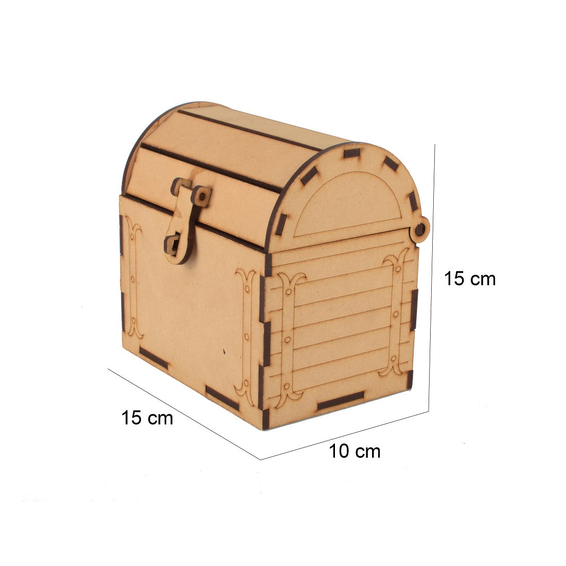 Wooden Makeup & Cosmetics Organizer Box – Stylish Vanity Storage for Women