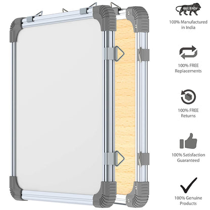 Compact 12x12 Inch Dry Erase Whiteboard – Reusable, Easy-Clean, Magnetic & Portable