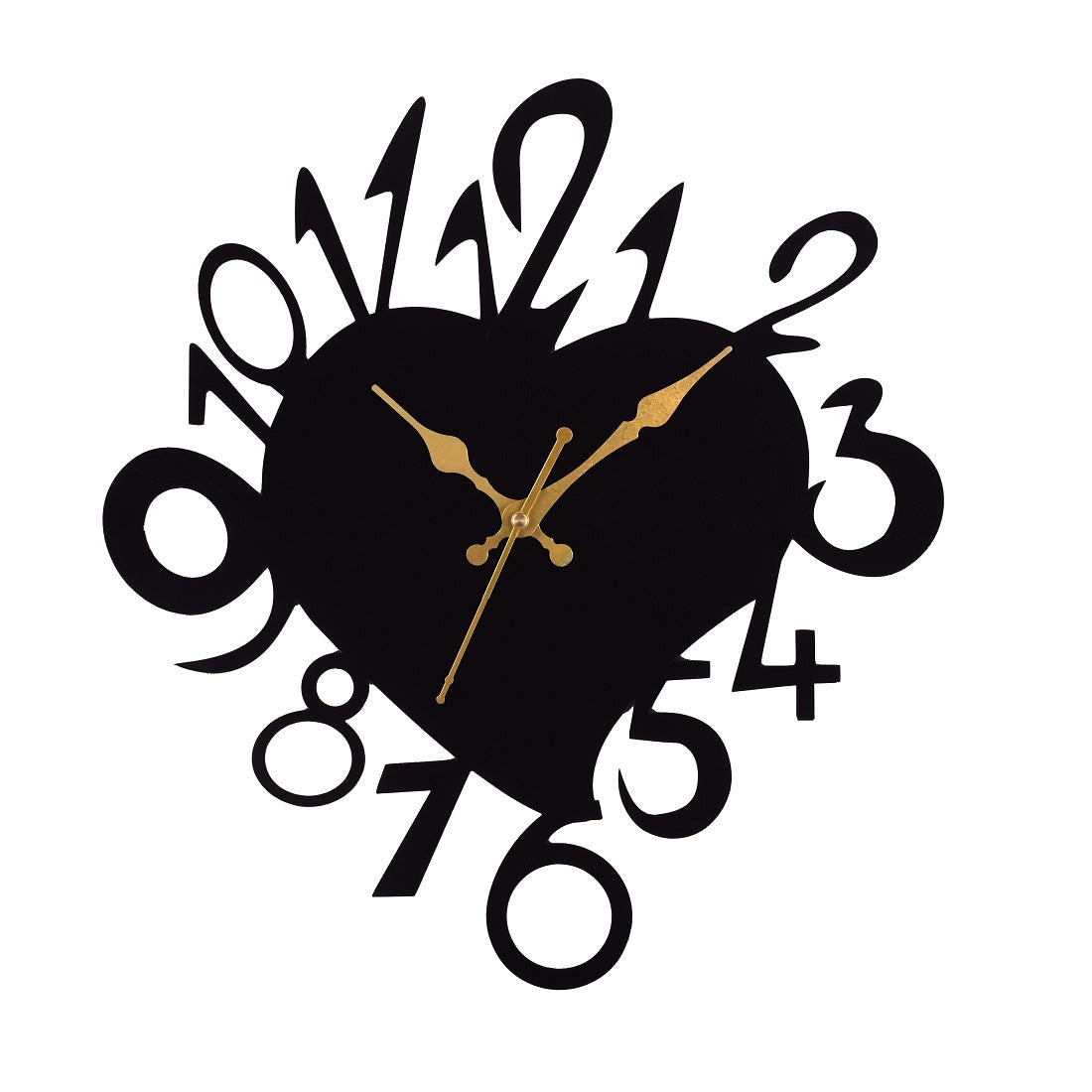 Premium Metal Wall Clock – Silent Sweep Quartz Movement & Modern Decorative Design