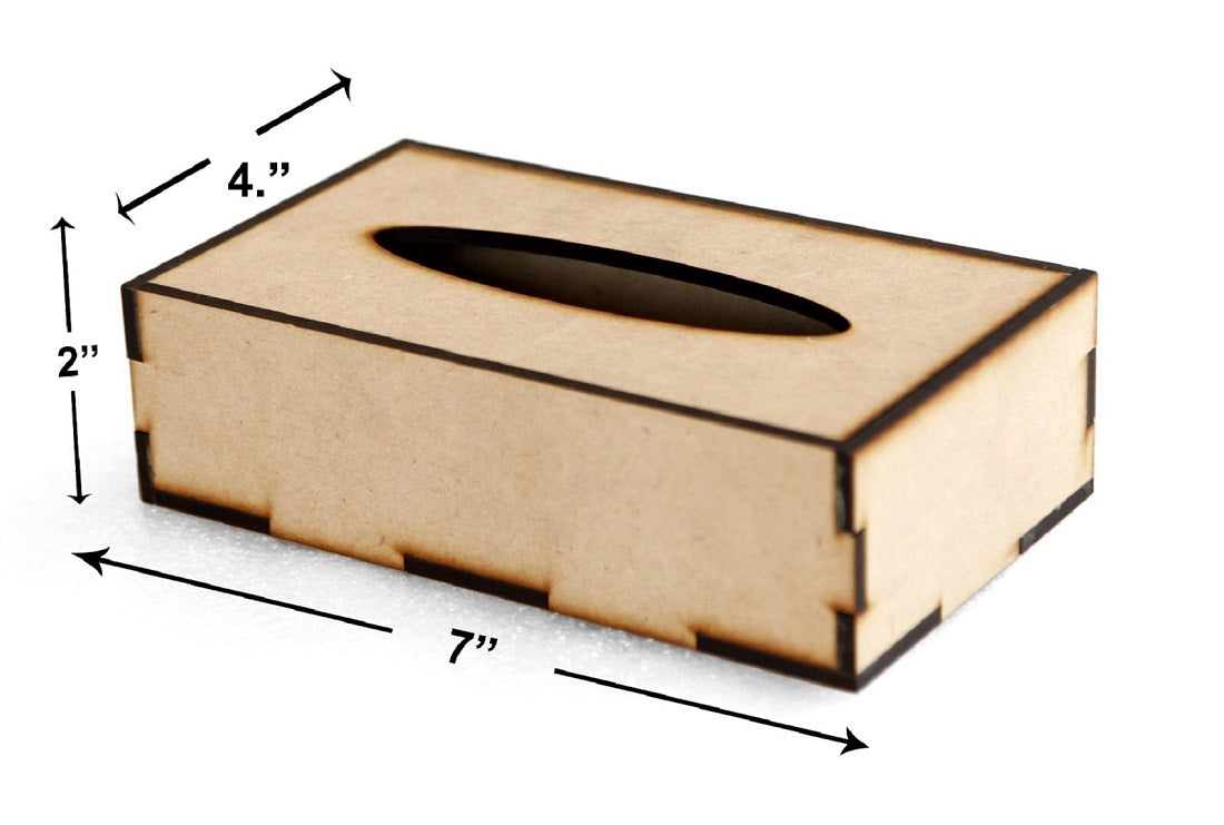 Elegant Wooden Tissue Paper Box – Stylish & Functional