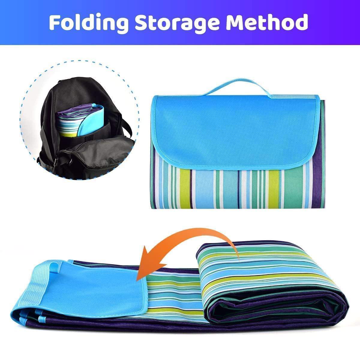 Waterproof Outdoor Picnic Blanket –  Foldable Beach Mat