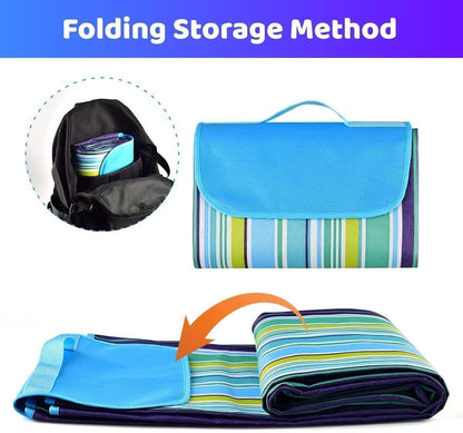 Waterproof Outdoor Picnic Blanket –  Foldable Beach Mat