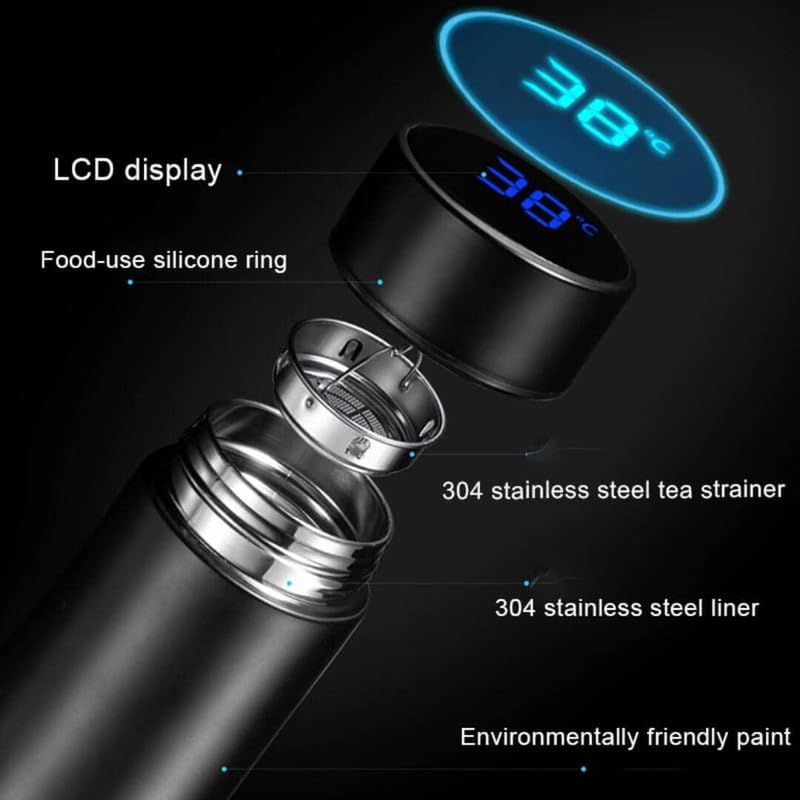 Temperature Show Stainless Steel Water Bottle