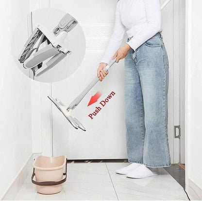 X-Shaped Self-Wringing Mop with 360° Rotating Head