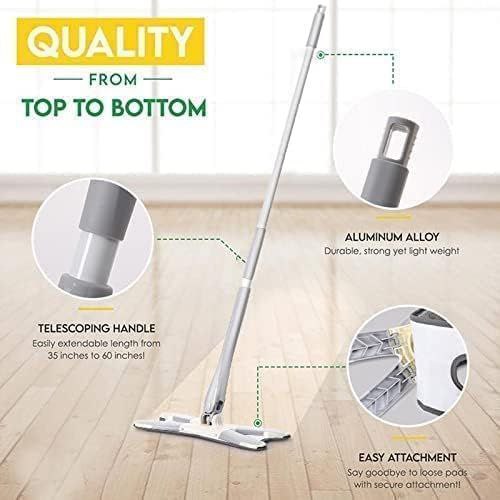 X-Shaped Self-Wringing Mop with 360° Rotating Head
