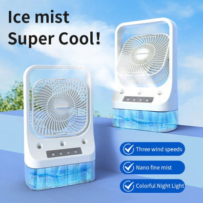 Portable Air Cooler Fan with LED Night Light