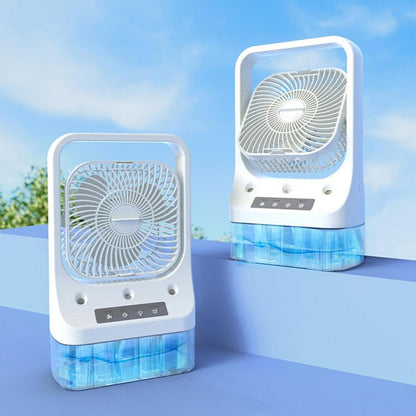 Portable Air Cooler Fan with LED Night Light