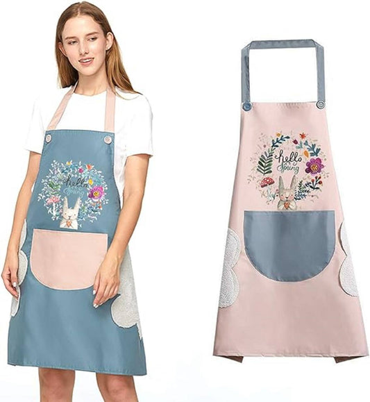 Waterproof Kitchen Apron with Pockets