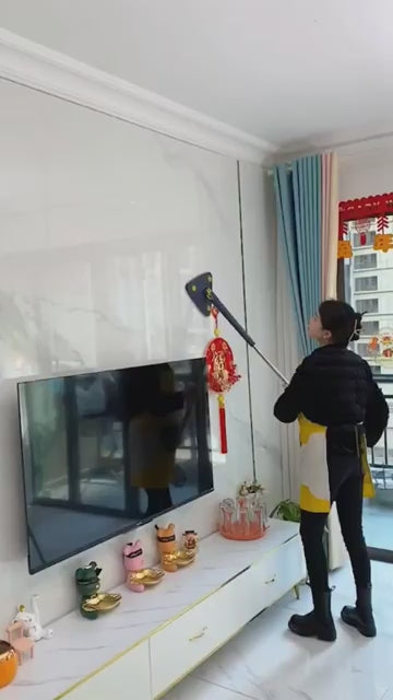 360° Rotating Triangle Cleaning Mop with Long Handle