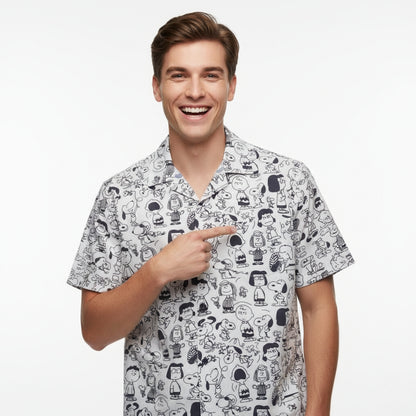 Men’s Fancy Printed Cuban Collar Rayon Shirt – Trendy Casual Wear