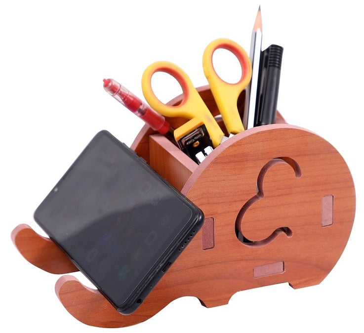 Stylish Wooden Mobile Stand – Durable & Decorative