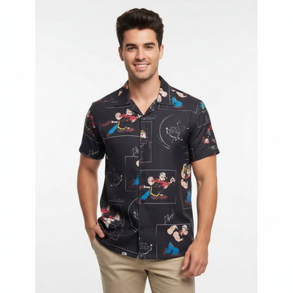 Men’s Fancy Printed Cuban Collar Rayon Shirt – Trendy Casual Wear