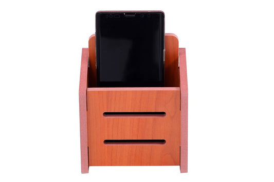 Stylish Wooden Mobile Stand – Durable & Decorative