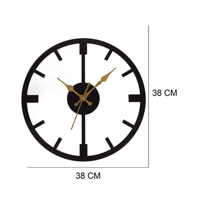 Premium Metal Wall Clock – Silent Sweep Quartz Movement & Modern Decorative Design