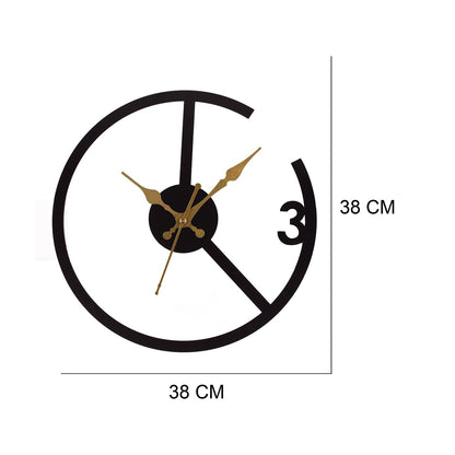 Premium Metal Wall Clock – Silent Sweep Quartz Movement & Modern Decorative Design